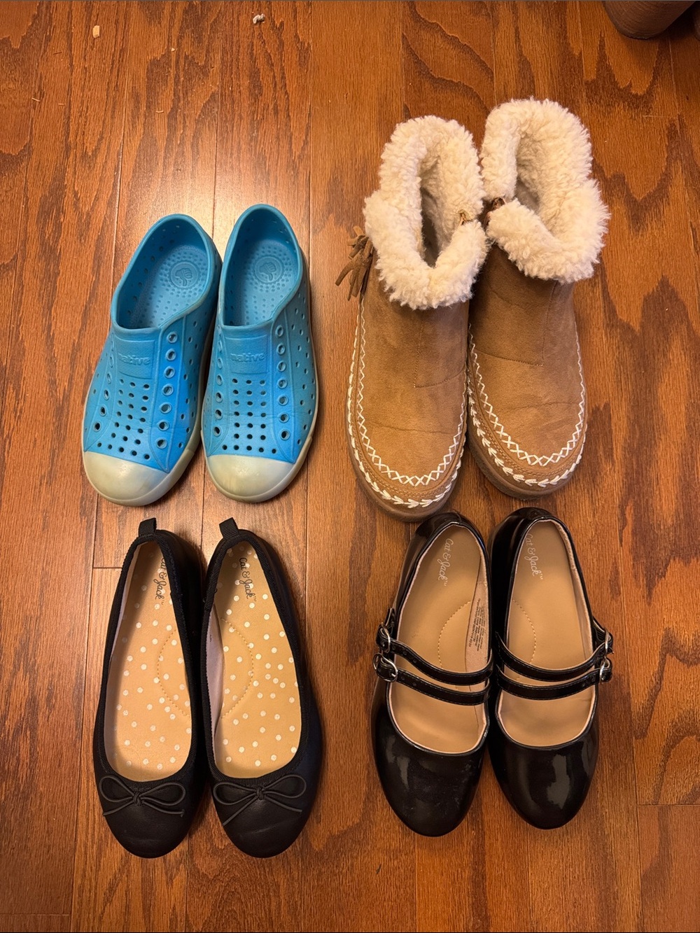 Girls Size 13 Shoe Lot Cat and Jack and Native.
